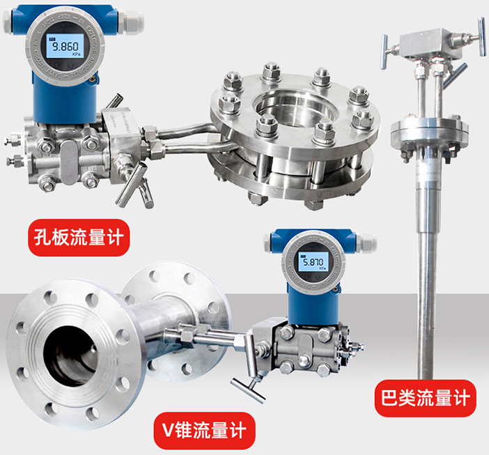 蒸汽差壓流量計產品分類圖